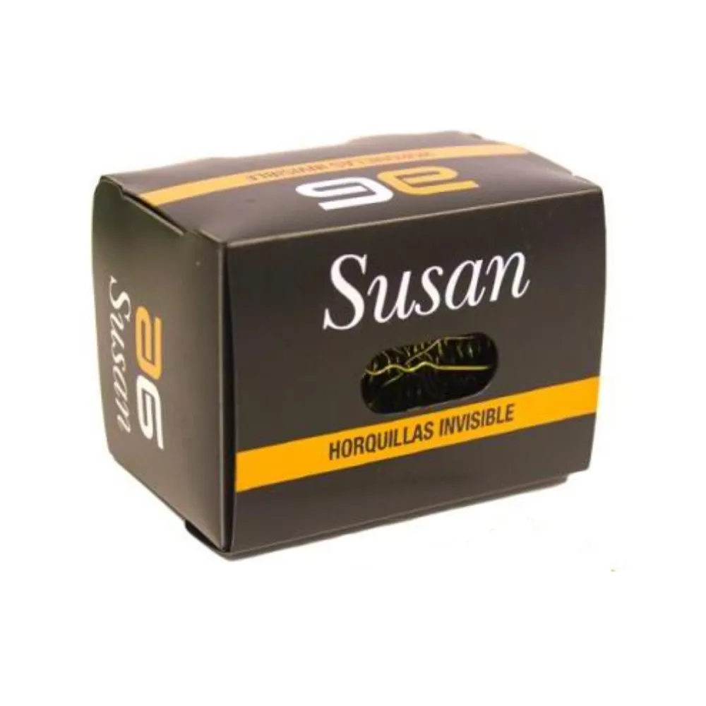 Asuer Horquilla Invisible Mini Negro Susan 800uds